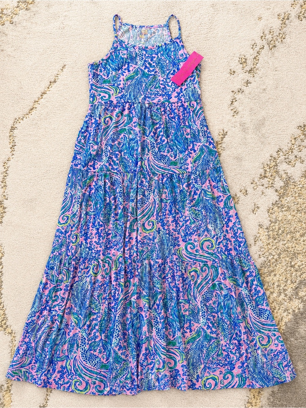 NWT Lilly Pulitzer Kids Maxi Dress sz L (8/10)